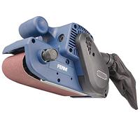 FERM Ponceuse à bande 900W- Câble 3 mètres - Incl. 1 bande abrasive et sac à poussière