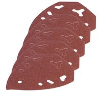 FERM Papier abrasif G120 (5 pcs) - pour ponceuse à paume