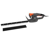 FERM Taille-Haie Électrique 450W - Lame 45 cm en Acier Trempé - Poignée Softgrip - Interrupteur Sécurité - Capot de Protection - Coupe Branches 15 mm