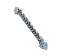 Ferme-porte à ressort Spiral modèle n°72 avec verni diamètre 19mm acier finition argent - - 172001U
