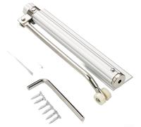 Ferme-porte automatique, amortisseur hydraulique léger en alliage d'aluminium avec fermeture réglable, mécanisme de fermeture automatique silencieux pour portes intérieures et extérieures