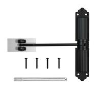 Ferme Porte Automatique,Ferme Porte Force De Fermeture Réglable | Groom Fermeture Porte Avec 6 Vis Et Tige De Réglage, Fermeture Porte Adapté Maison, Chambre, Bureau (Noir)