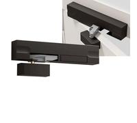 Ferme Porte Automatique, Groom Fermeture Porte, Anti-Pincement, Convient pour Les Portes Intérieures et Extérieures, Porte de 20Kg à 80Kg, 1 pièce (Gauche)