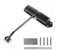 Ferme-porte automatique hydraulique 60kg silencieux intérieur extérieur | pour portail jardin & portes intérieures - 60kg charge, silencieux, alliage aluminium. Idéal pour portes maison & bureau.