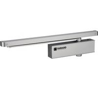 Ferme-porte automatique hydraulique Design force 3, bras coulissant, argent - THIRARD