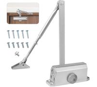 Ferme-Porte Automatique Hydraulique, Groom Fermeture Porte, Tampon Fermé usage Commercial et Résidentiel Porte de 15-45kg