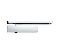Ferme-porte Geze GEZE TS5000 en argent - Kit complet avec plaque de montage et rail coulissant