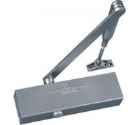 Ferme-porte GR200 bras standard argent GROOM - Force 2/4 - frein à l'ouverture CE EN1154 - GR200111