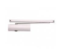 Ferme-porte GR200 bras standard blanc GROOM - Force 2/4 - frein à l'ouverture CE EN1154 - GR200117