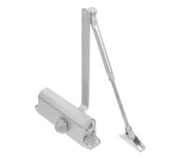 Ferme-porte Hydraulique Automatique en Alliage D'aluminium, Argenté | Mécanisme à Ressort et Hydraulique, Fermeture Silencieuse et Sûre, pour Portes Métalliques ou Bois Intérieur