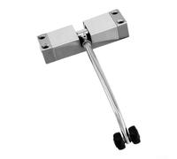 Ferme-porte Intérieur Alliage pour aluminium Argent Ferme-porte | Ressort ajustable, tension variable, fermeture douce, silencieux, 20-40kg(Silver)