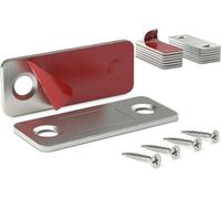 Ferme-porte magnétique ultra-fin - Lot de 6 aimants puissants pour meubles - Autocollants et faciles à installer - Idéal pour les portes d'armoires, les portes de balcon et les meubles