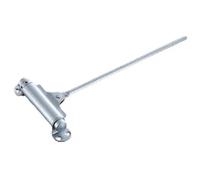 Ferme-porte mécanique à tige TIREX argent modèle 52 galet simple GROOM - 152101U
