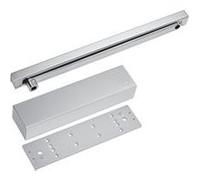 Ferme-porte à bras glissière + plaque - force 4 - argent - TS 91 B DORMAKABA