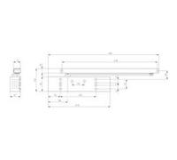 Dormakaba Ferme-porte à glissière TS 92 G i.Contur Design EN 1-4 Blanc RAL 9016