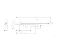 Ferme-porte TS92 G sans bras DORMAKABA - argent - force 2 à 4 - côté opposé paumelles - 42030101