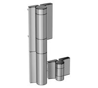 Ferme portillon Mammoth 2 150kg argent 1 charnière - LOCINOX - P00017909