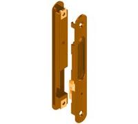 Fermeture encastrée double silène brun 1247 mat - LA CROISEE DS - DS6795-097 G