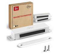 Fermeture magnétique, force de maintien en kilogrammes - lot de 2 pièces, en acier inoxydable