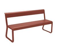 Fermob Banc avec dossier BELLEVIE - 20 ocre rouge