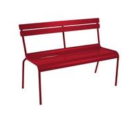 Fermob - Banc avec dossier Rouge
