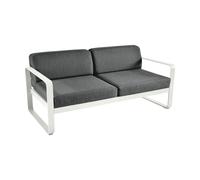 Fermob Canapé deux places BELLEVIE - A5 gris argile - gris graphite