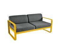 Fermob Canapé deux places BELLEVIE - C6 Miel - gris graphite