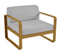 Fermob Fauteuil BELLEVIE - D2 Pain d'épices - gris flanelle