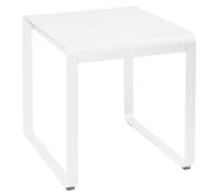 Fermob Table BELLEVIE - 01 blanc coton - 74 x 80 cm