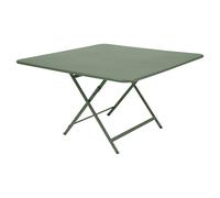 Fermob Table pliante CARACTÈRE - 82 cactus mat - carré, 128 x 128 cm