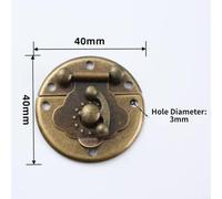 Fermoir de Coffre pour en Alliage de Zinc 50mm pour rétro Fermoir(40mm) | Alliage de zinc pour robuste, finition pour bronze antique, motif géométrique orné, taille 50x50mm, pour charme intemporel