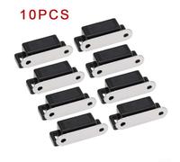 Fermoir Placard Métal Perçage 10 Fermoir Placard Métal Perçage | Force 6kg, aimant puissant, installation pour facile, mat, pour armoires lourdes(10PC)