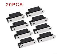 Fermoir Placard Métal Perçage 10 Fermoir Placard Métal Perçage | Force 6kg, aimant puissant, installation pour facile, mat, pour armoires lourdes(20PC)