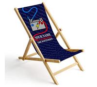 Ferocity Chaise Longue Pliable en Bois Fauteuil de Plage Pliant en hetre Classique Lit de Plage Aku Dark [119]