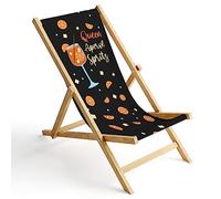 Ferocity Chaise Longue Pliable en Bois Fauteuil de Plage Pliant en hetre Classique Lit de Plage Queen Spritz [119]