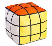 Ferocity Coussin Oreiller Déco 3D pour Enfants Housse de Coussin pour Enfants avec Rembourrage Forme de Cube ; pour la Chambre d'enfant 40 cm; Décoration pour Enfants Motif Rubik's Cube Coloré [091]
