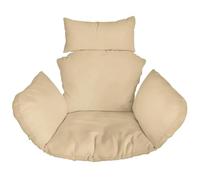 Ferocity Suspendu Hamac Chaise Coussins, Imperméable Siège de Chaise Rembourrage pour Patio Jardin, Balançoire Panier Suspendu Coussin de Siege, Beige [114]