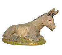 Ferrari & Arrighetti Âne Crèche 10 cm | Figurine Peinte à la Main en Résine | Sculpteur M. Landi