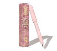 Ferris Wheel Press Stylo plume carrousel | Corps en mélange acrylique | Capuchon de verrouillage à clic scellé | Blush gonflé | Rose | Plume moyenne