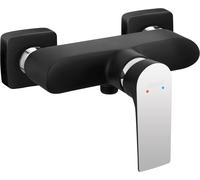 Ferro Algeo Square Black mitigeur de douche murale chrome-noir BAQ7BLC