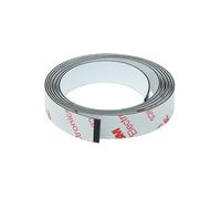Ferroflex® 12,5mm de Largeur 3M Auto-Adhésif et Brillant Bande Ferreuse Blanche pour Les Murs, Créant des Aimants Surfaces Instantanées Attireront á - 1 Mètre de Longueur