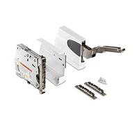 Ferrure d'abattant Blum® AVENTOS HK 20K2900 (LF 3200-9000) avec Blumotion pour relevage Angle d'ouverture 100°, caches blancs et kit de fixation frontale inclus