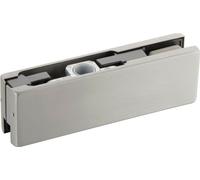 Ferrure d'angle supérieure DORMA PT 20 avec douille en plastique, alu argent anodisé (03.110) | Ferrure de porte en verre - Accessoires dormakaba