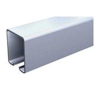 Ferrure de porte à déplacement droit 300 kg Mantion Flot - Rail tubulaire galvanisé - 62 x 55 - 3 mètres G