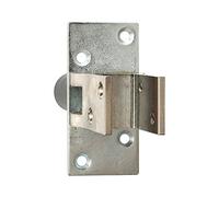 Ferrure de porte battante 90° TS 19-24 mm en laiton nickelé