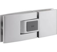 Ferrure de porte va-et-vient Tensor verre-verre, point d'arrêt à 90°, aluminium argent anodisé | Ferrure de porte en verre Accessoires, dormakaba