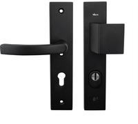 Ferrure de protection noire avec protection anti-arrachement SKG3 PC72 Poignée / cliquet - par jeu