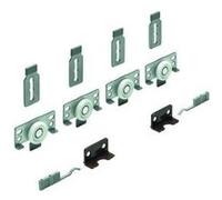 Hettich Ferrures pour portes coulissantes SlideLine 56 – 2 vantaux 40 kg – Kit 2 portes