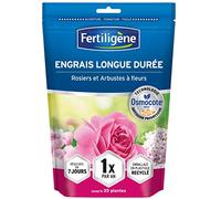 FERTILIGÈNE Engrais Rosiers et Fleurs Osmocote Max - Action 1 An - Floraison Abondante & Croissance Rapide - Pour Pots et Pleine Terre - 700g