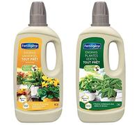 Fertiligène Engrais Universel Tout Prêt, 1L & Engrais Plantes Vertes Tout Prêt, 1L